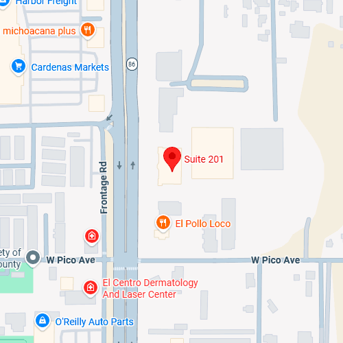 1503 N Imperial Ave,
Suite 201. El Centro, CA 92243