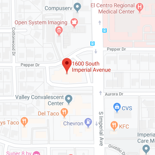 1600 S. Imperial Ave., Suite 3, El Centro CA 92243