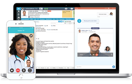 televisit desktop and mobile devices example